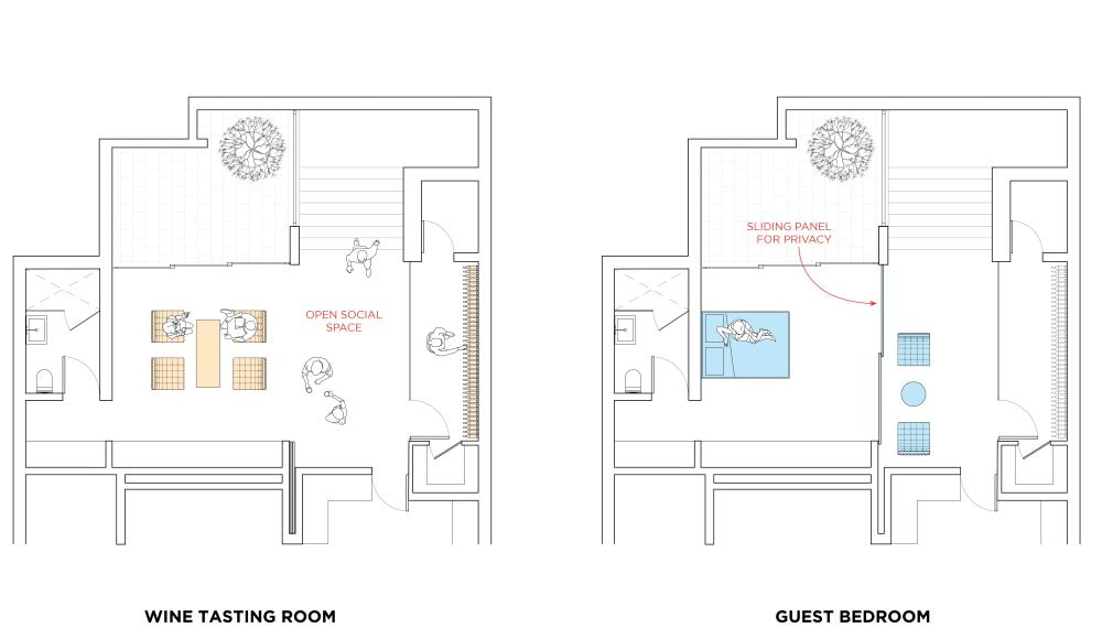 example of convertible space in home